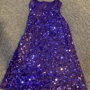 Purple sequin dress formal or casual